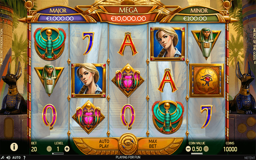 Mercy of The Gods slot Game Symbols