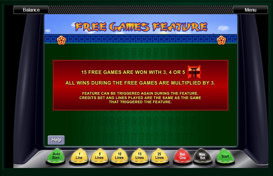 geisha slot machine detail image 2