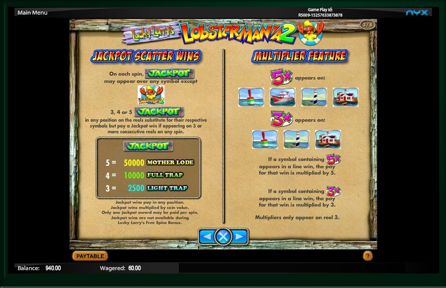 lucky larrys lobstermania 2 slot machine detail image 5