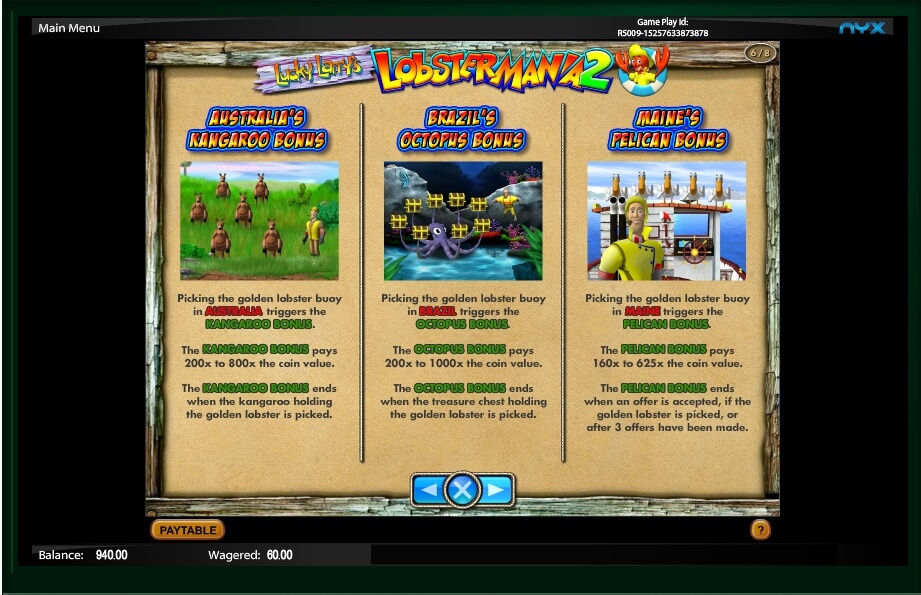 lucky larrys lobstermania 2 slot machine detail image 2