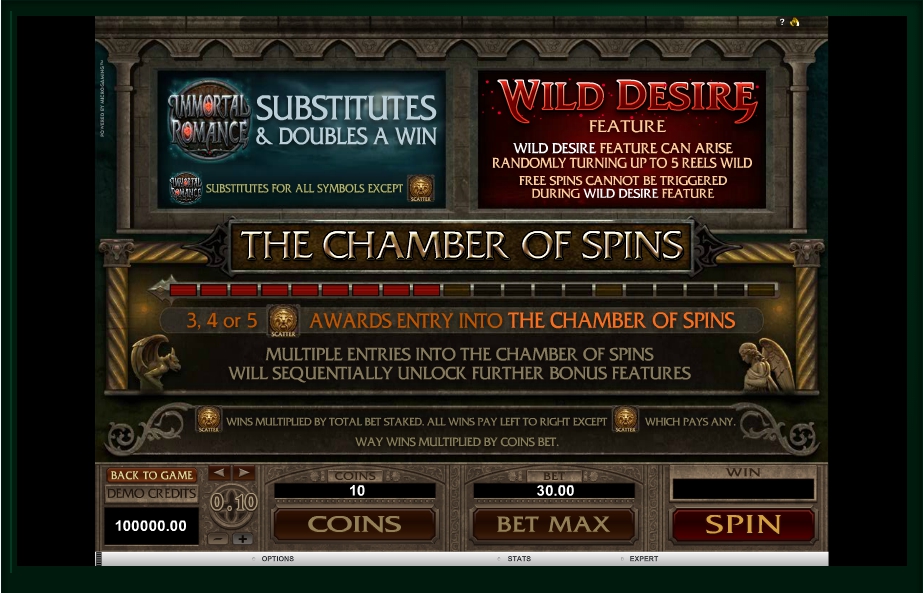 immortal romance slot machine detail image 3