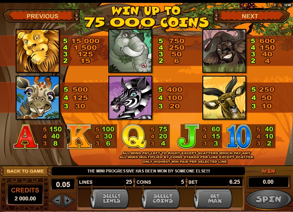 mega moolah slot machine detail image 0