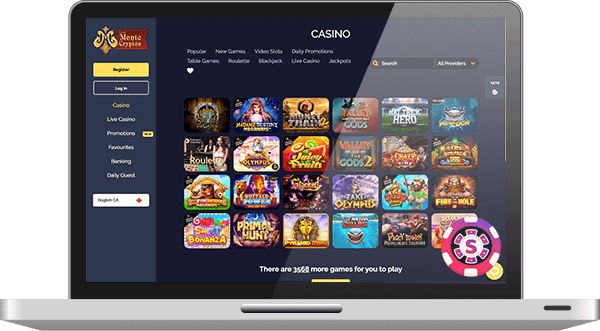 MonteCryptos Casino Games