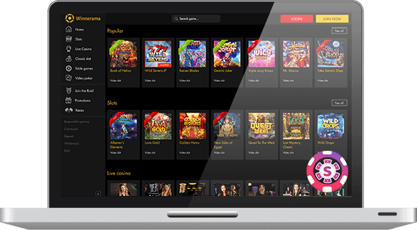 Winnerama Casino Games Winnerama Casino Games